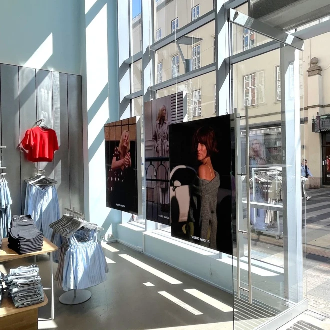 ImageCreator har i mange år leveret print til visuel identitet for Vera Moda