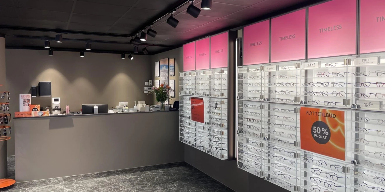 ImageCreator opsætter al inventar i nye Profil Optik butikker 